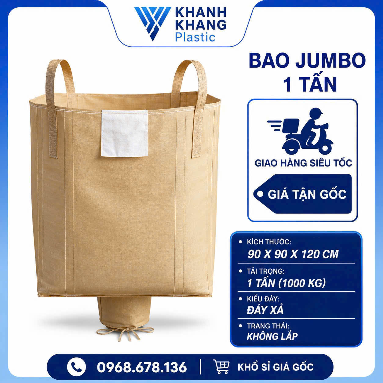 Sản xuất bao jumbo theo yêu cầu tại Quảng Ninh