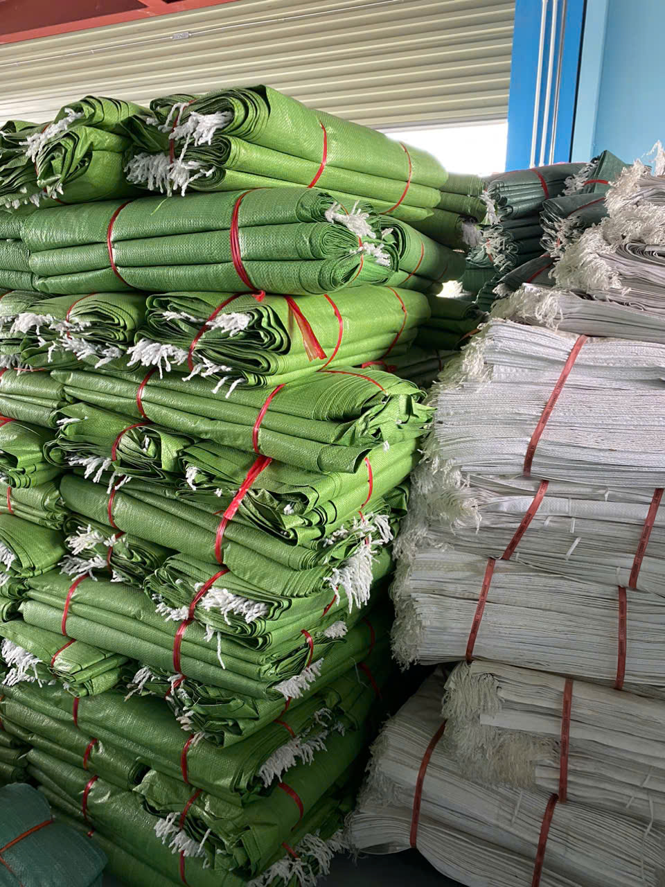 Bao tải xanh cốm