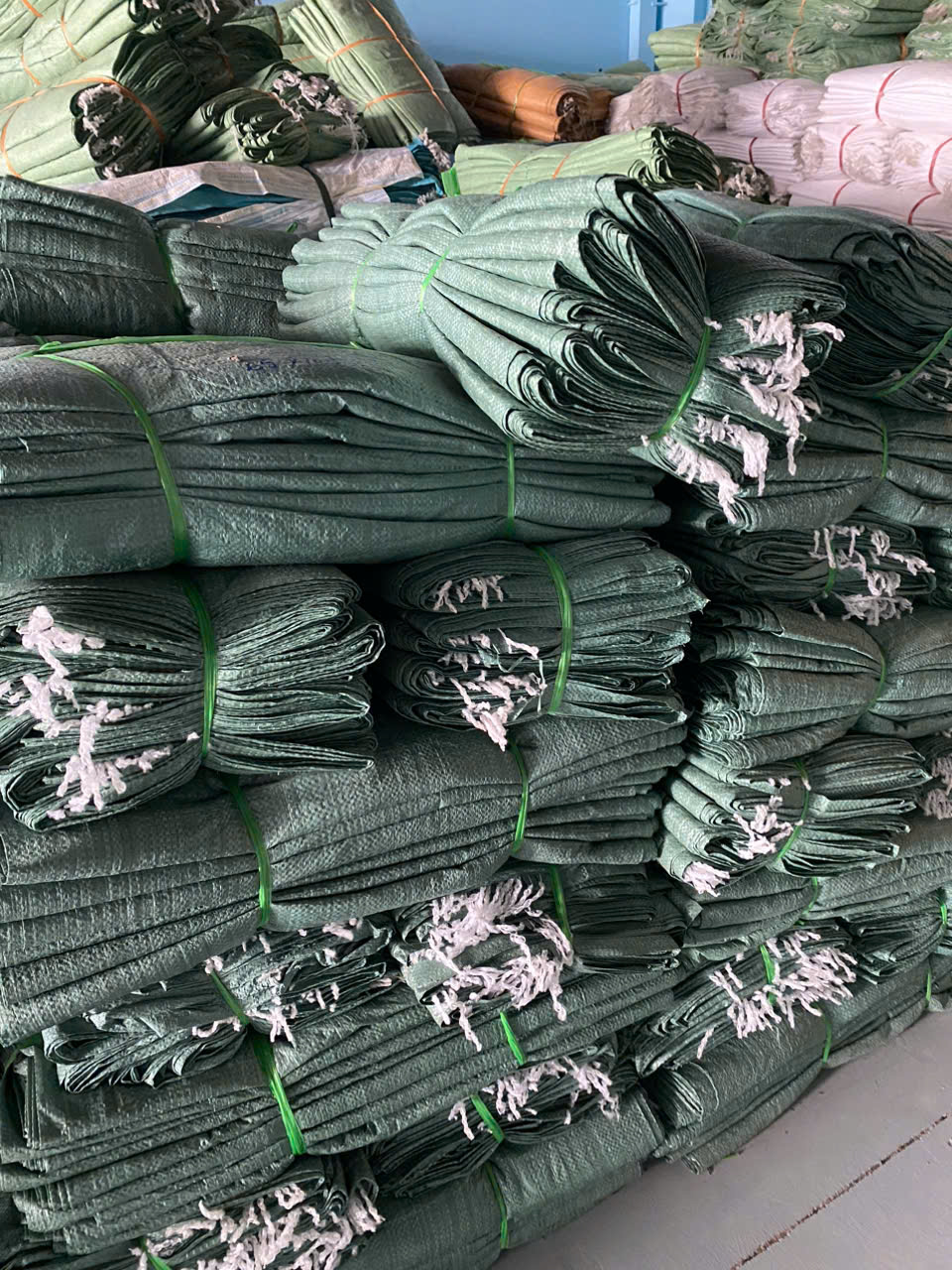 Bao tải xanh mỏng (nhỏ)