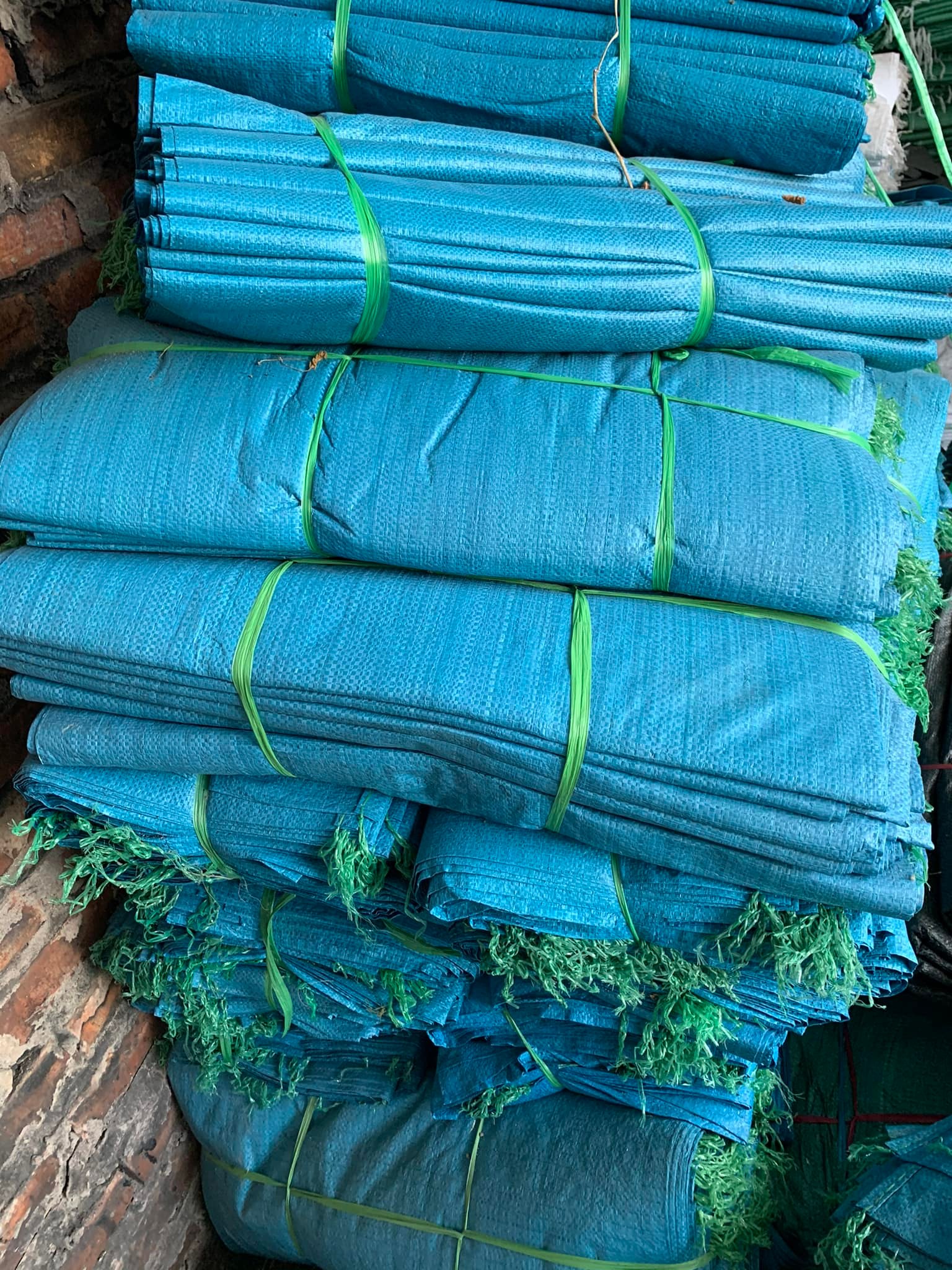 Bao tải xanh dương